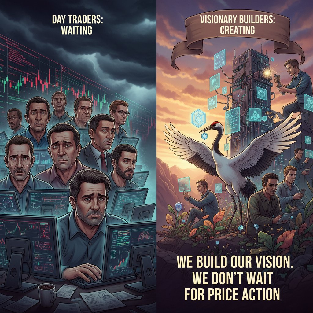 <a href="/2022dfuture/">Adrian Williams</a> While others stare at charts and wait for price action. We're taken action. Building. Scaling. Progressing. Creating something truly unique and groundbreaking every step of the way. $Kizuna <a href="/KizunaToken/">Kizuna</a> 🚀 ✨️