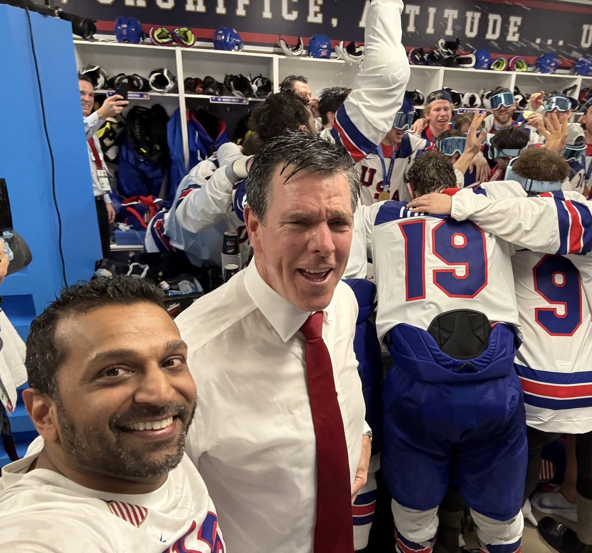 LangmanVince's tweet image. The same people bashing Kash Patel today for celebrating with team USA after their huge victory against Canada yesterday.

Praised Justice Ketanji Brown Jackson for celebrating American hating Hollywood celebrities bashing ICE agents at the Grammys a few weeks ago!