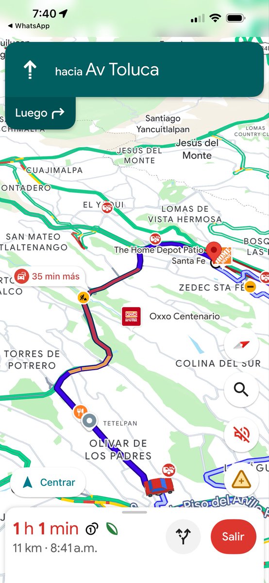 ClauUnibeP's tweet photo. @Supervia_CDMX  precios más elevados y trayectos cada vez con más tráfico, 1 hora en recorrer 11 km no hace sentido https://t.co/N9UzE5UHNz