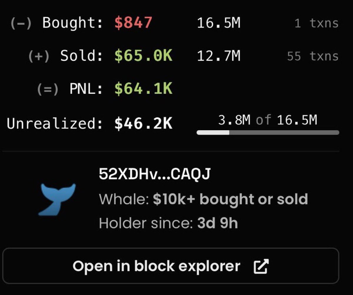 I bought this $LOBSTAR for $847 on my dust wallet as soon as I called it on my free Tele and now it’s worth $115,000. Holy fuck 

Ca:- AVF9F4C4j8b1Kh4BmNHqybDaHgnZpJ7W7yLvL7hUpump

As promised i will send 30 $SOLANA worth $2400 to who just like this tweet &amp; follow me.