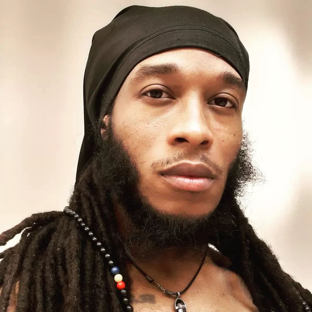 I could've stayed with my dreadlocks, but after alopecia, depression and severe hair loss of my hairline...I had to go bald. It's all good though