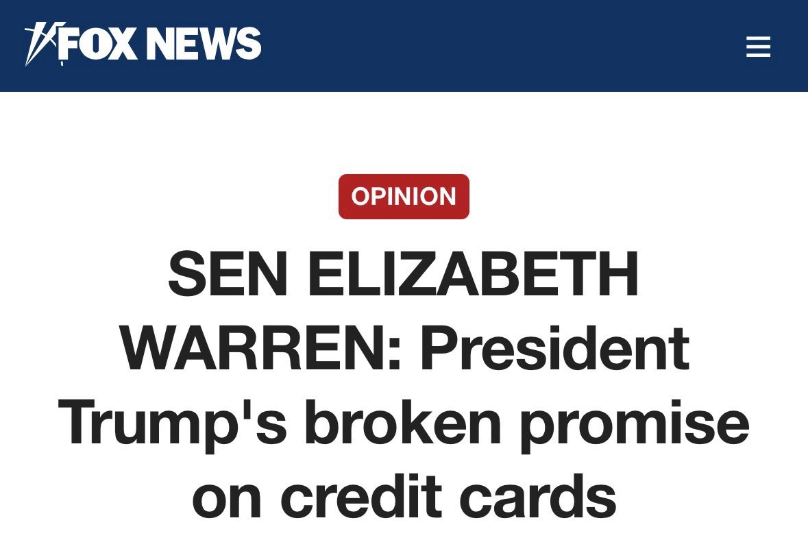 Elizabeth Warren tweet media