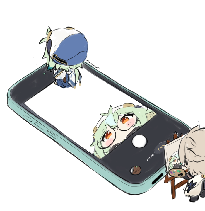 Smol Sucrose on the camera