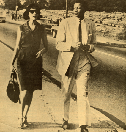 HistorySAZAR's tweet photo. c 1966: South African pianist and composer Dollar Brand (Abdullah Ibrahim) with his wife South African vocalist and composer Sathima Bea Benjamin (1936 - 2013). Image Source: Drum Archive/Drum Social Histories https://t.co/tUFhGrlBLp