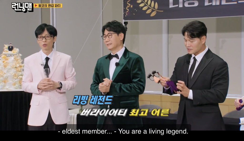 Running Man’s eldest member and living legend, Jee Seok Jin 🥹

From being the member who tried to quit Running Man three times to spending 16 years (and counting) on the show 🤍

#RunningMan #런닝맨