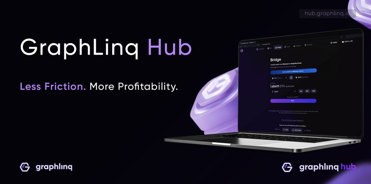 Fragmented DeFi kills automation.

Bridging in one tab.
Swapping in another.
Tracking in a third.

Agents need one execution layer.

GraphLinq Hub = bridge + swap + execute in one environment.
hub.graphlinq.io
