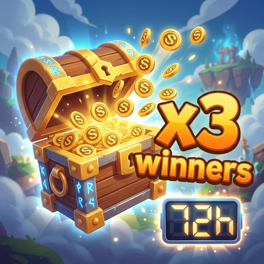 1000 $SKR GIVEAWAY 🎁

3 winners - 333 $SKR each!

HOW TO JOIN?
🔹 Like + RT + Follow me
🔹 Tag 2 friends &amp; drop your .SKR domain or $SOL address

⏳ Ends in 72 hours! 
🔔 Notice on!

Good luck! 🍀