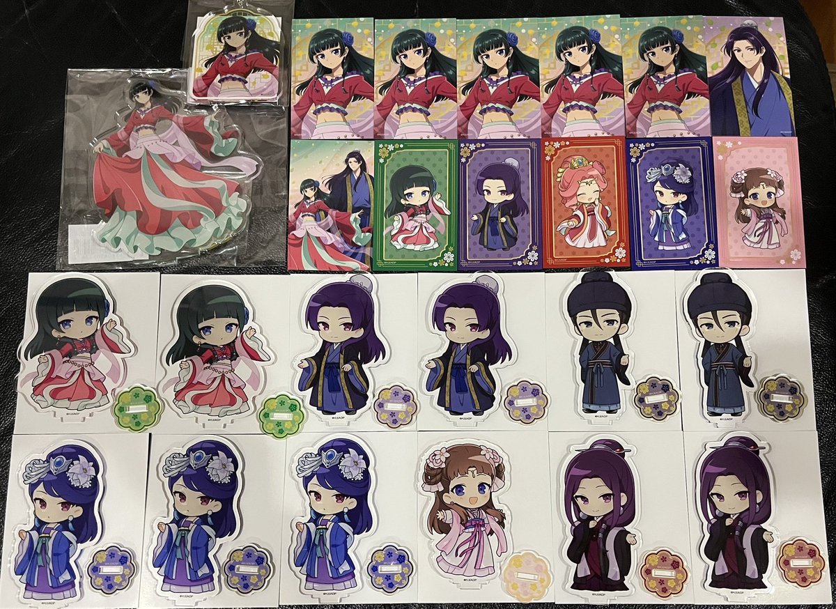 私が欲しかったのが等身猫猫のカード、ミニキャラ猫猫のカード