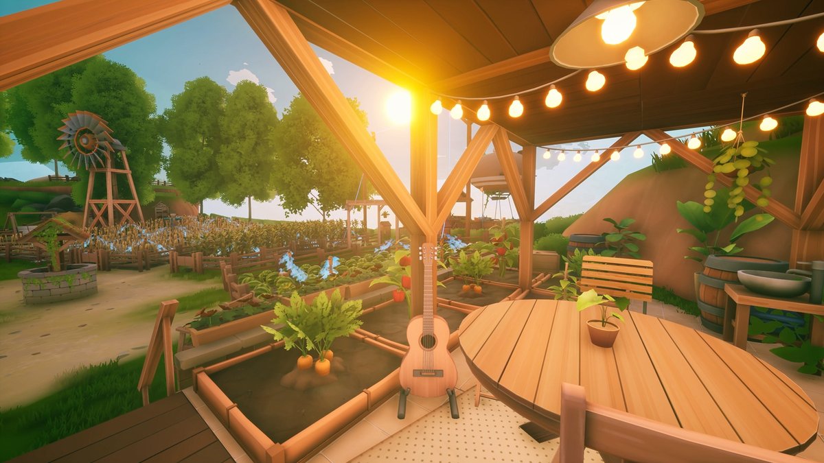 Solarpunk | cozy survival game tweet media