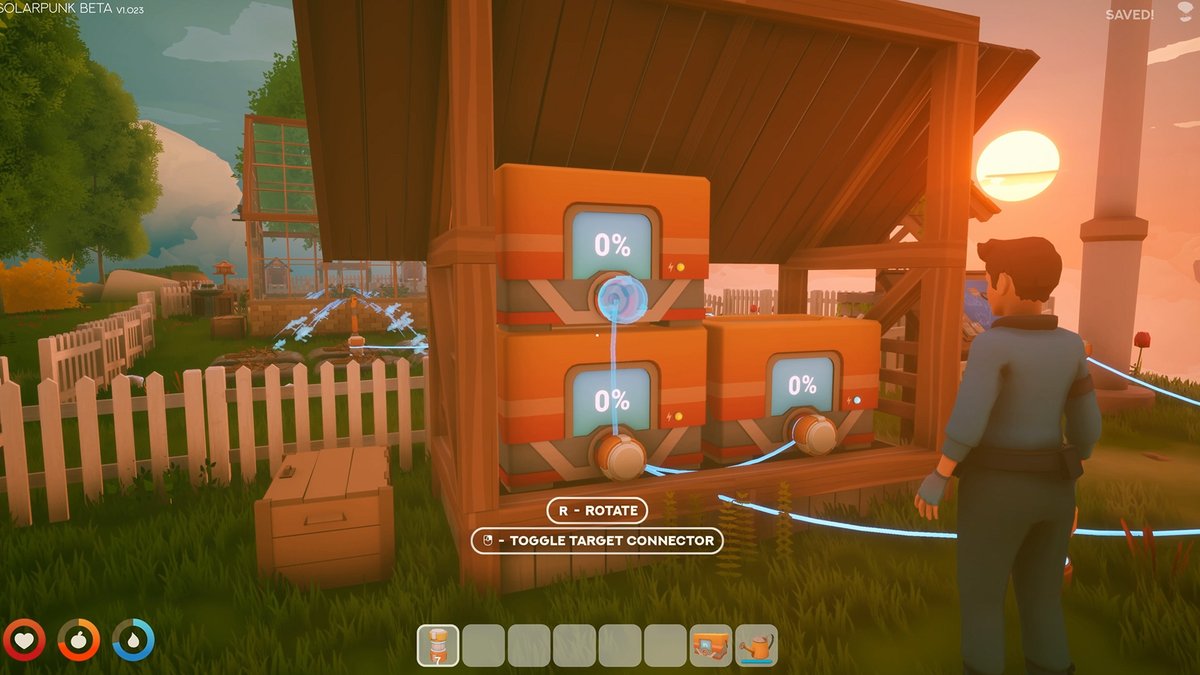 Solarpunk | cozy survival game tweet media