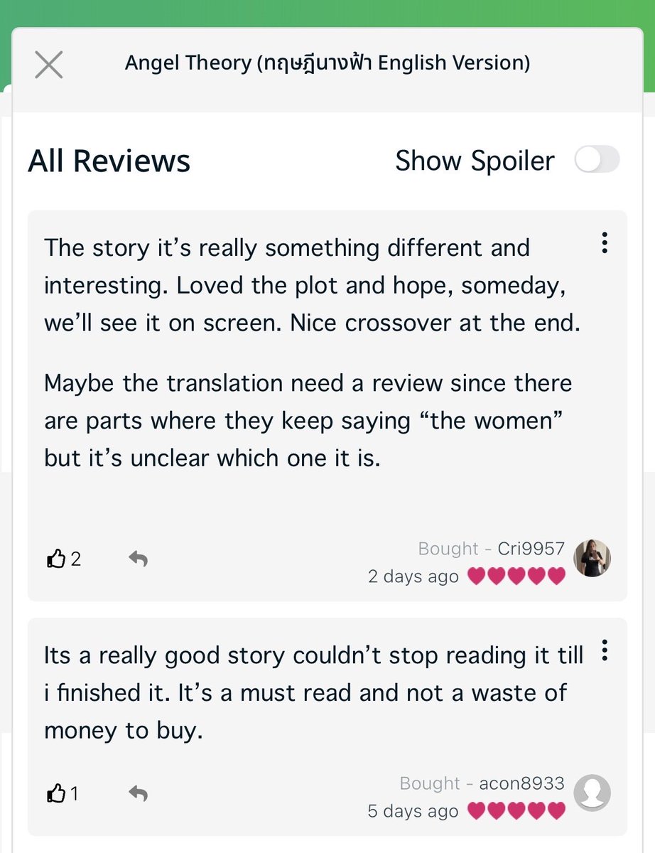Serenista_66's tweet photo. Thank you for your review. 😊💖
(Angel Theory English Version!)
#AngelTheoryGL https://t.co/xTTmJe16tX