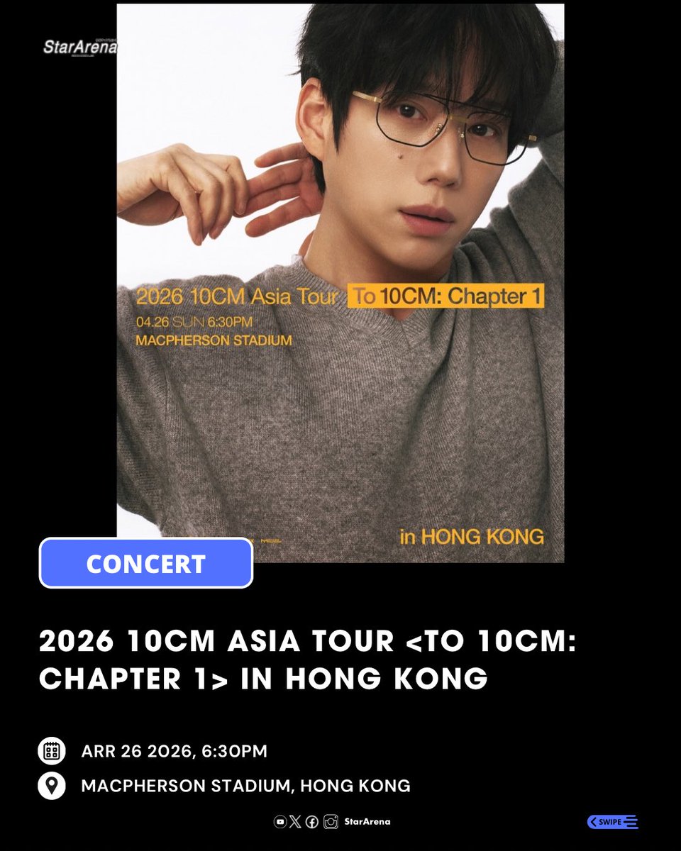 K-Pop indie icon #10CM (Kwon Jung-yeol) is bringing his Asia Tour