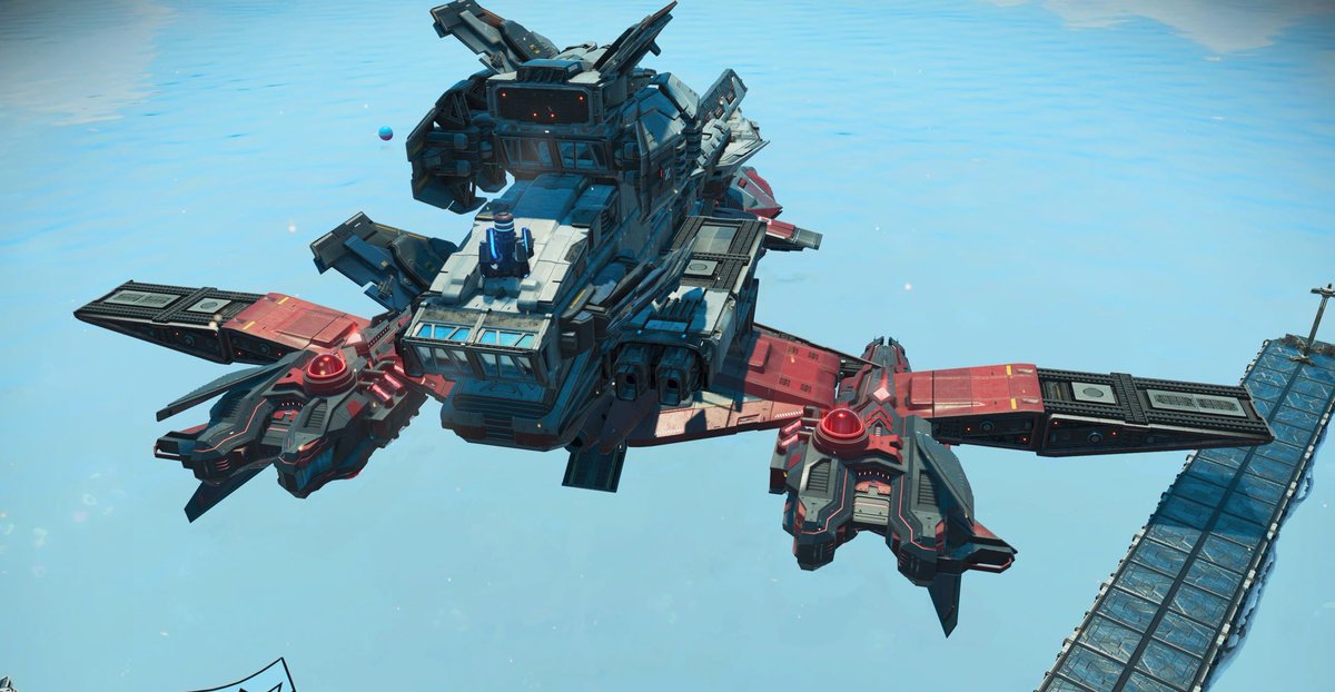 ご入港ありがとうございます⚓️
初めて見るコルベットですね！
独特な形！こういう独特なの好きです😂
#NoMansSky #ノーマンズスカイ