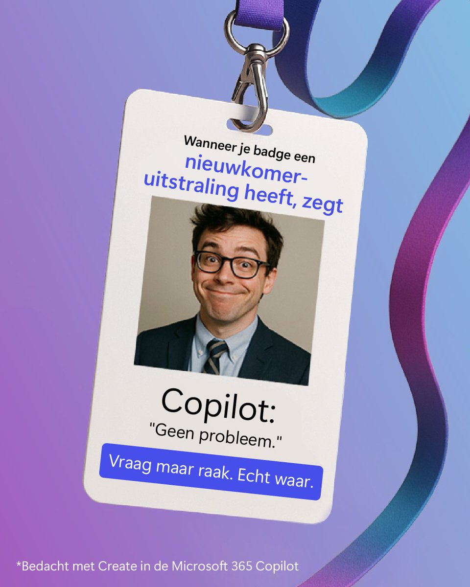 Microsoft Belgium tweet media