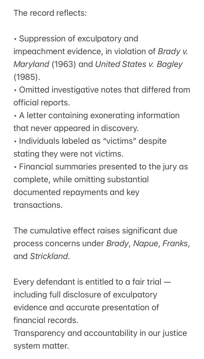 Justice4Douglas's tweet photo. Serious constitutional concerns exist in Douglas’s case.
Respectfully requesting review of 
Federal Commutation case ~ C315066

@POTUS @EagleEdMartin @counswarrington  @DAGToddBlanche @AliceMarieFree @Jim_Jordan @Weaponization @JudiciaryGOP #JusticeForDougVance #WeaponizedDOJ https://t.co/9jl6ovogsp