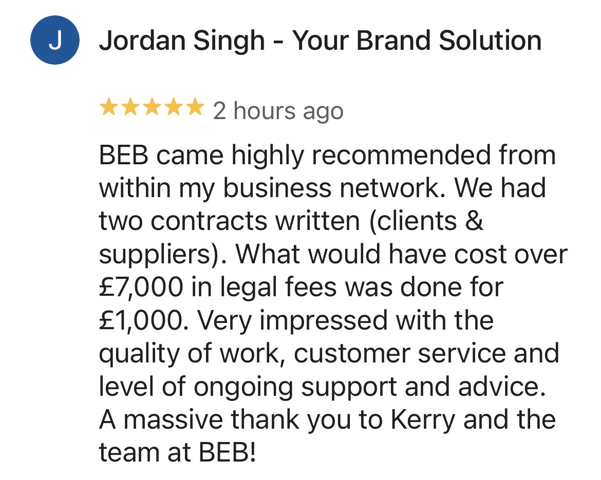 Another great review from one of our clients #TestimonialTime