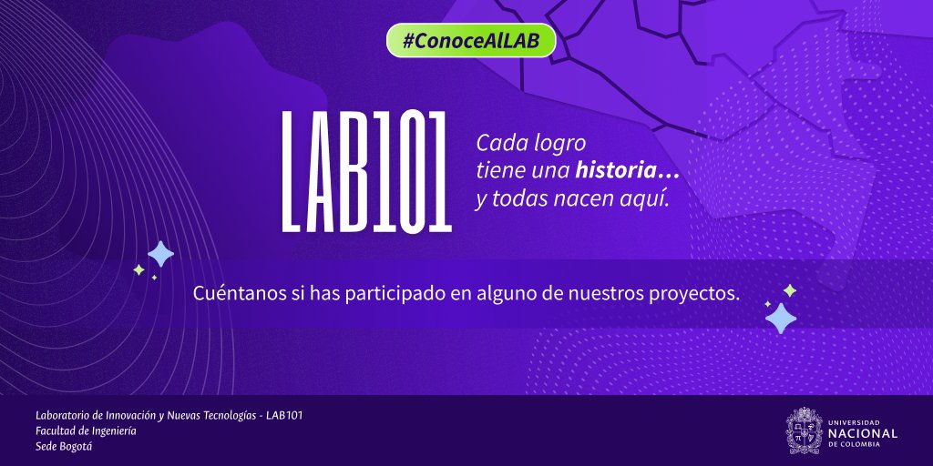 LAB101 UNAL - Innovación pública y govtech tweet media