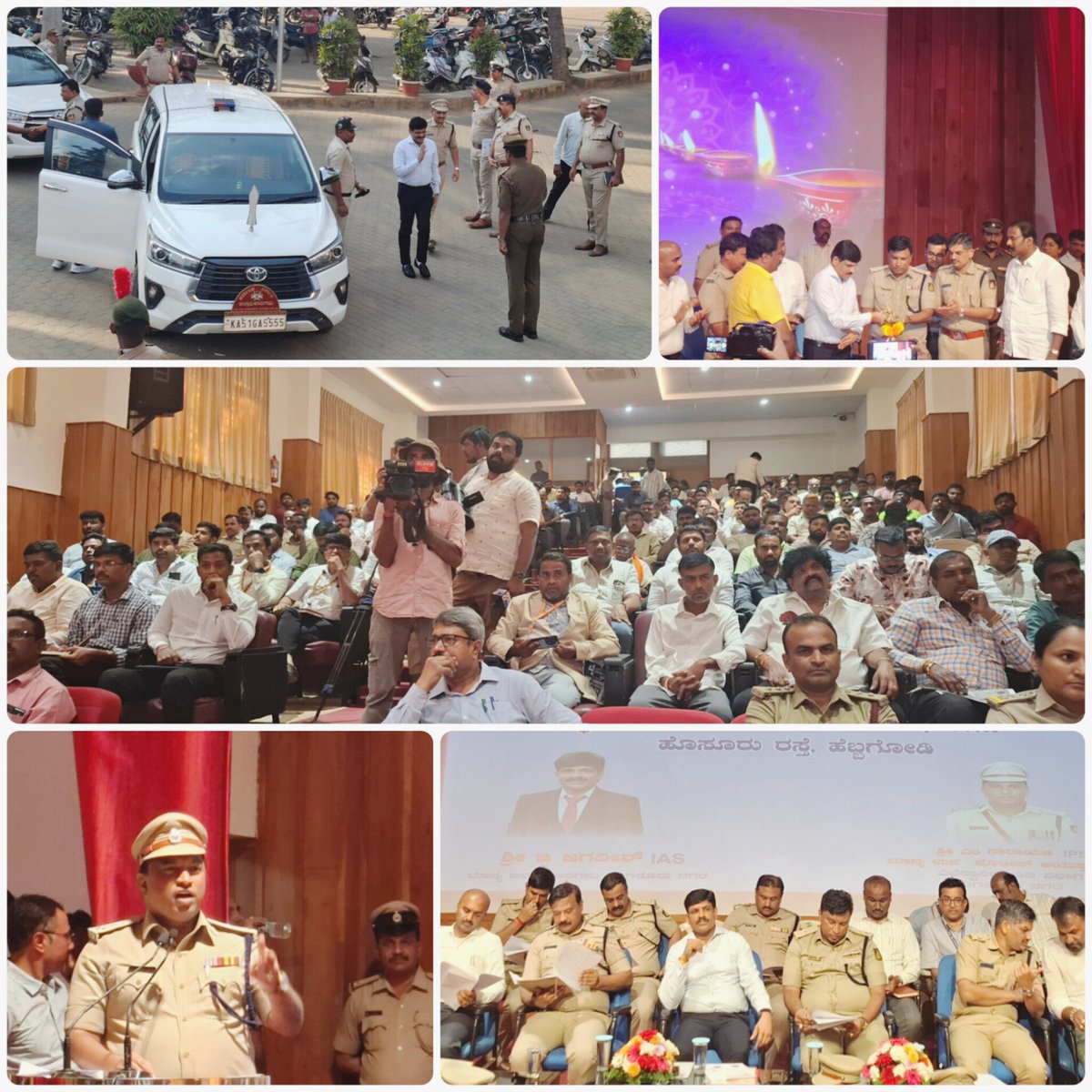 ಮಾನ್ಯ ಜಿಲ್ಲಾಧಿಕಾರಿಗಳಾದ ಜಿ. ಜಗದೀಶ್ ಅವರ ನೇತೃತ್ವದಲ್ಲಿ ಇಂದು Electronic City ವಿಭಾಗದ ಹುಸ್ಕೂರ್ ಮದ್ದೂರಮ್ಮ ಜಾತ್ರಾ ಪೂರ್ವ ಸಿದ್ಧತಾ ಸಭೆ ನಡೆಸಿ ಗ್ರಾಮಗಳ  ತೇರಿನ ಮೇಲ್ವಿಚಾರಕರಿಗೆ ತೇರಿನ ನಿರ್ಮಾಣ ಮತ್ತು ನಿರ್ವಹಣೆಯಲ್ಲಿ ಪಾಲಿಸಬೇಕಾದ ನಿಯಮಗಳನ್ನು ಸೂಚಿಸಲಾಯಿತು.ಈ ಸಭೆಗೆ ವಿಭಾಗದ ಡಿಸಿಪಿ ಎಂ. ನಾರಾಯಣ&amp;ಇತರರು ಹಾಜರಿದ್ದರು.