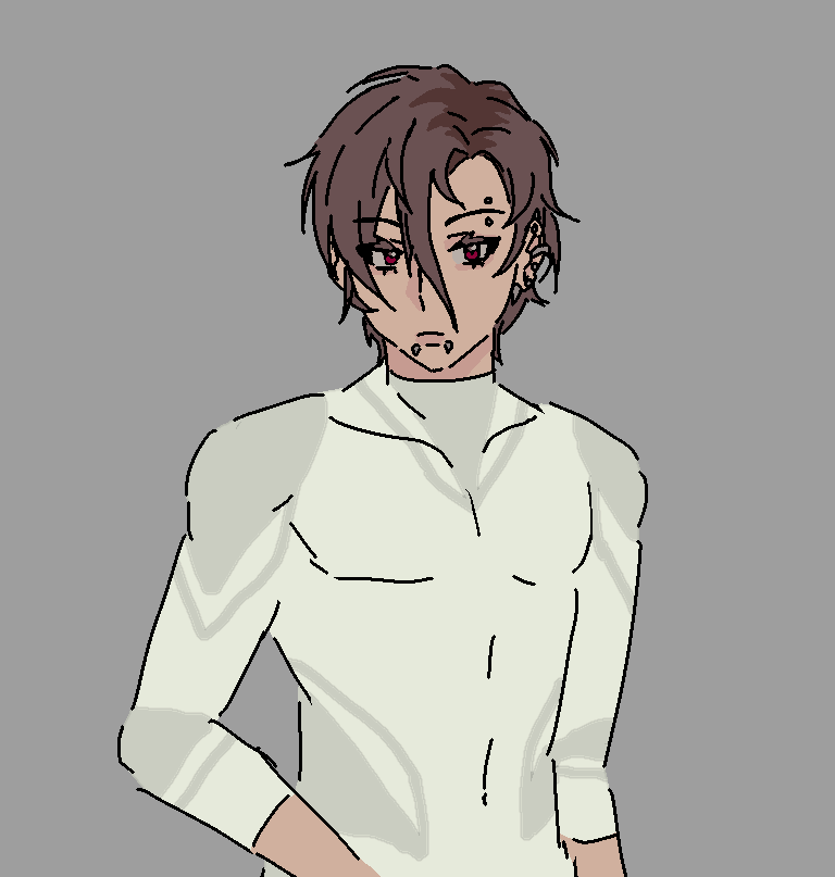 yum01i's tweet photo. Some ocs (traced over hundred line sprite for the second one) https://t.co/n3k0CCeSz1