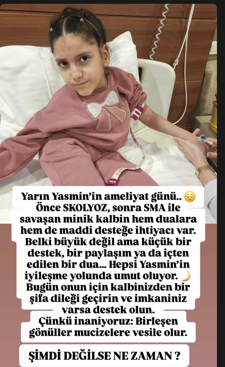 elfidam2005's tweet photo. Yasmin’in yaşam mücadelesi için az çok demeden destek olurmusunuz?.Allah için bugün değilse ne zaman.Gönüller Yasmin için,bir dua bir bağış bir umut .🤲🏻Yarınki zorlu ameliyat süreci için Yasmin’e dualarınızda yer verirmisiniz .🙏Sizlerden madi manevi destek bekliyorum,çünkü bu sizler gibi gönlü zengin insanlarla mümkün.🎀@Sma_Yasminakan