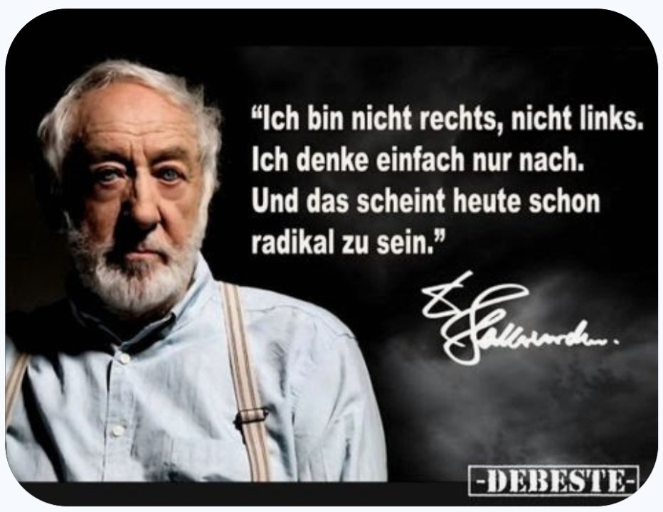 zukunft37's tweet photo. Damit spricht Didi Hallervorden mal wieder vielen aus der Seele! 👌👏
#Netzfund https://t.co/3ak3kjdCI0