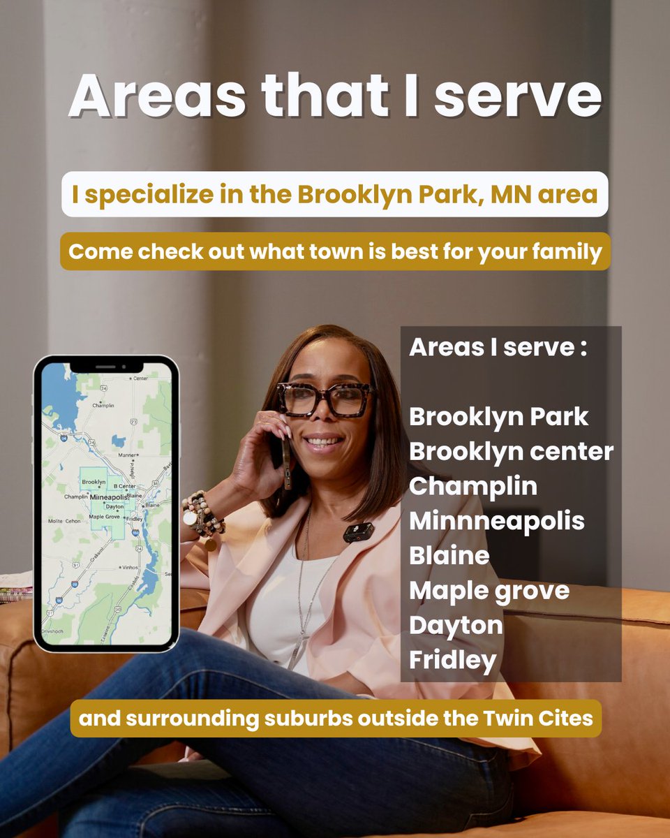 RealtorLisaC's tweet photo. Every Twin Cities community has its own personality ..different schools, different vibes, different lifestyles. That’s why I focus on helping buyers and sellers throughout Brooklyn Park and the surrounding suburbs.

#brooklynparkmn #twincitiesrealestate #minnesotarealtor https://t.co/JjGyPoniBm