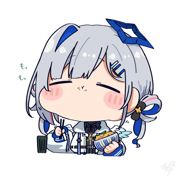 もっもっ