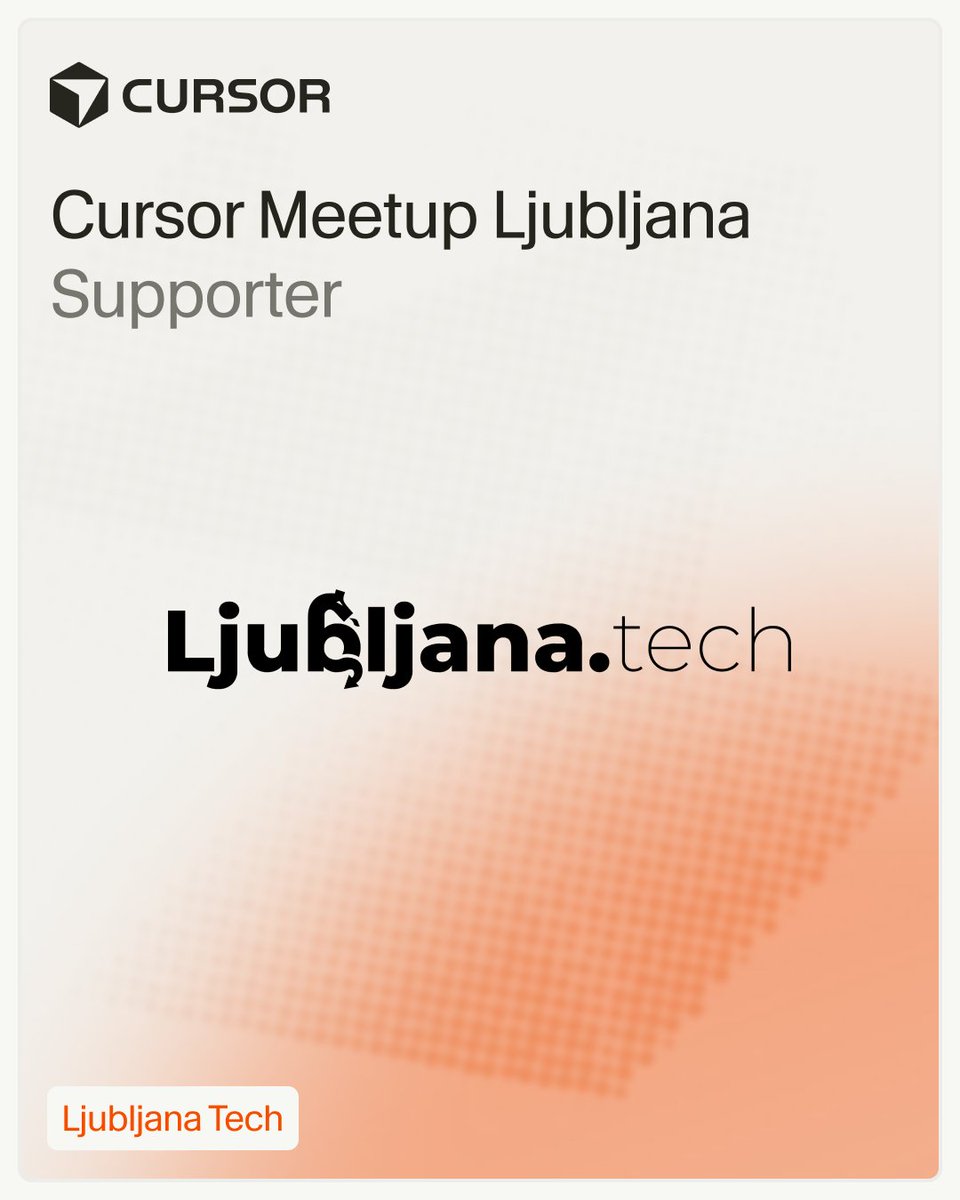 Cursor Community Slovenia tweet media