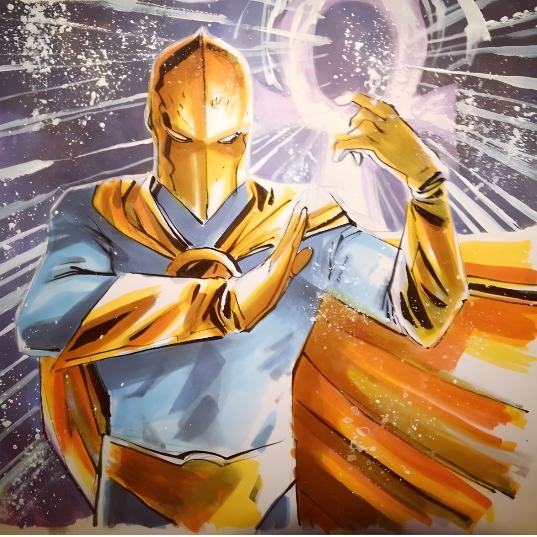 IntoWeird's tweet photo. Doctor Fate by Mike Henderson #DCComics https://t.co/A762PfPszb