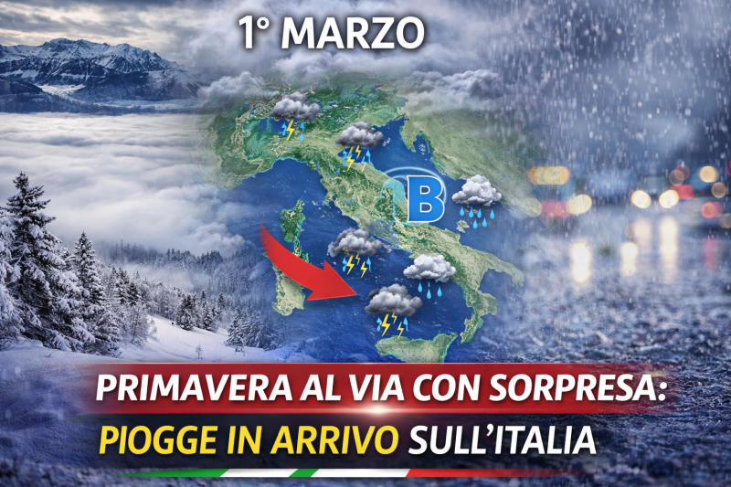 Primavera al via con sorpresa: piogge in arrivo sull’Italia

GUARDA QUI: ift.tt/MW1tpkn