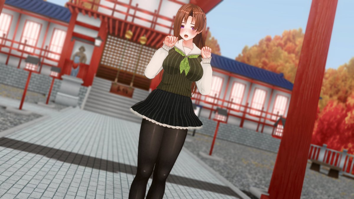 制服ゆなちゃん