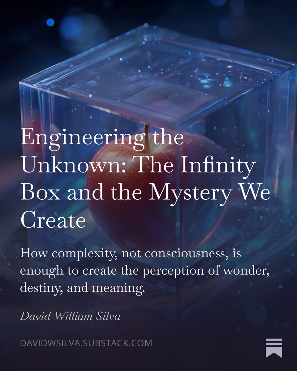 davidwsilva_'s tweet photo. Some mysteries can be engineered, so I decided to build an infinity box to illustrate that.

https://t.co/iNlJ1KQgQB https://t.co/3YZj6nrTjE