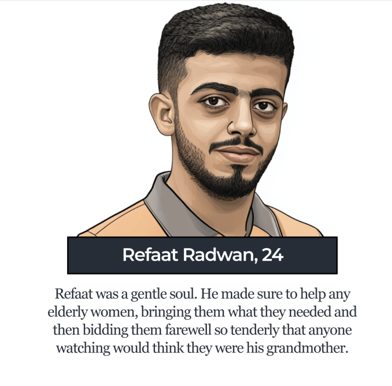 <a href="/jeremyscahill/">jeremy scahill</a> "Forgive me, Mom. This is the path I chose. I just wanted to help people. I wanted to save lives." 

The last words of Palestinian paramedic Refaat Radwan, before he was killed by Israeli fire in Gaza on 23 March 2025.

Remember Refaat and his brave colleagues.