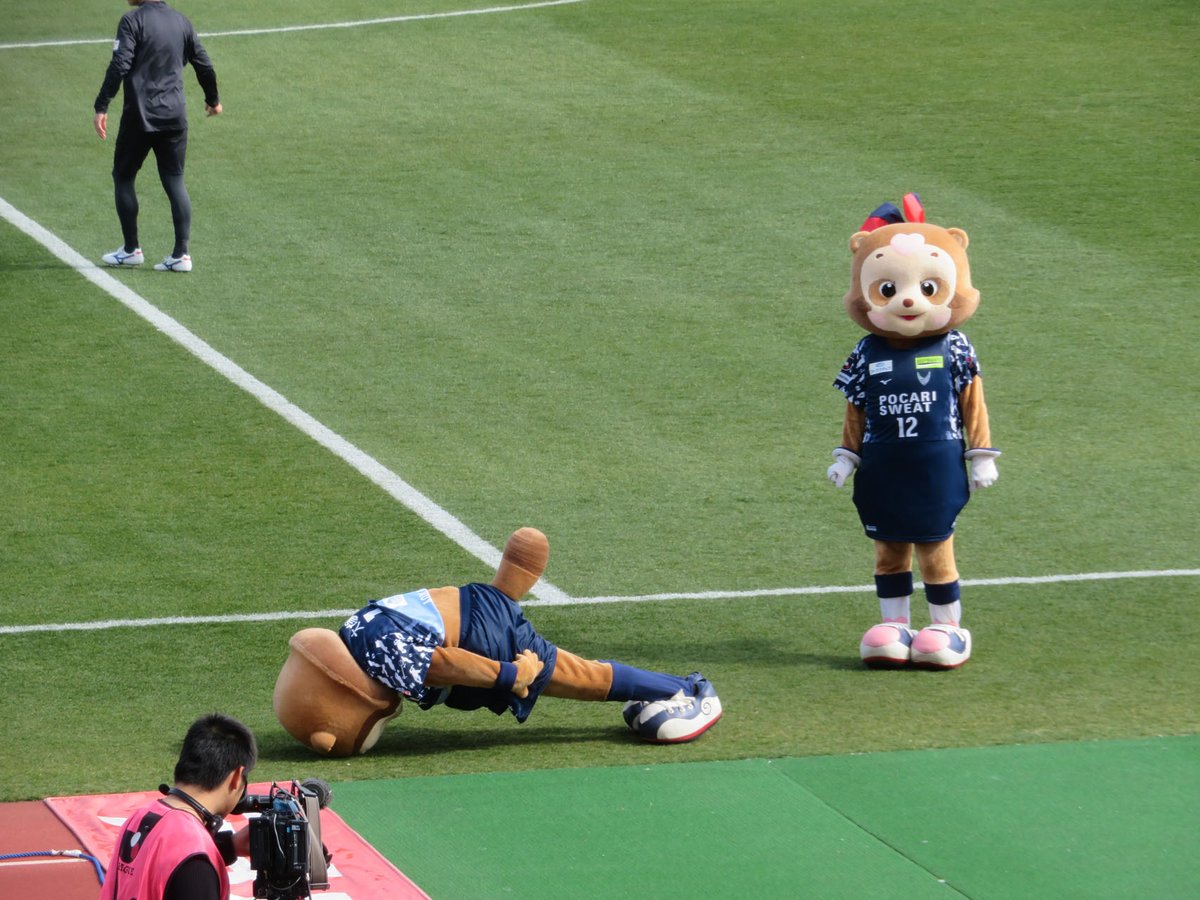 ストレッチから流れるように謎ブリッジへ、そして倒立に移り、そこからまたブリッジ…
「え？これループするの？」
#ヴォルタくん #ティスちゃん
2026.02.22 カターレ富山戦