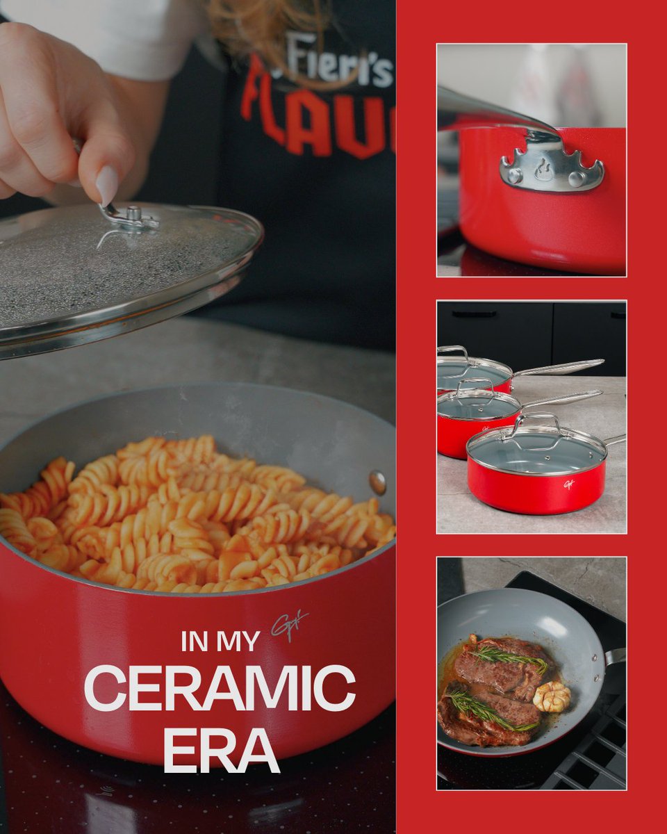 FlavortownCooks's tweet photo. Same pan, different vibes. 🍳

Navy and white, black, or red — which color is calling your name?

#Ceramic #CeramicCookware #HomeCooking #HomeChef #Flavortown #Cookware #KitchenEssentials https://t.co/52qIrNwbvd