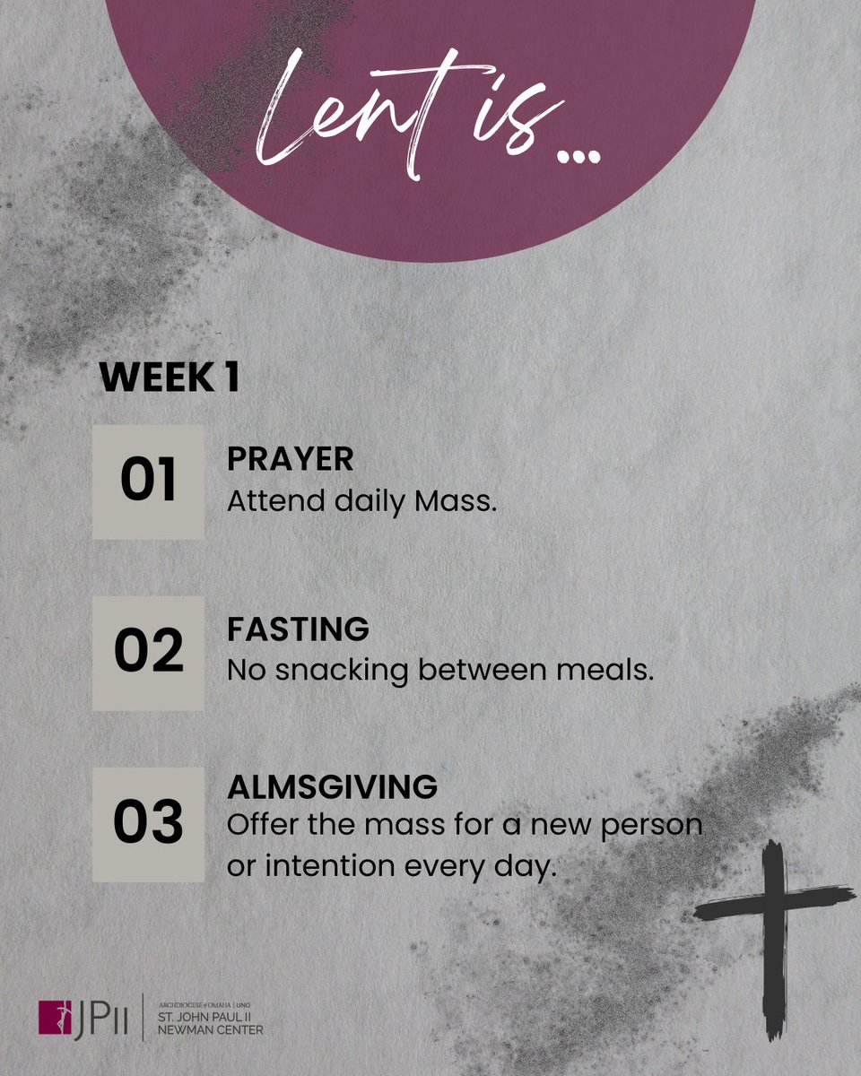 While attending daily Mass, we are reminded of the sacrifice that Jesus made out of love for us. As you go through Lent, think about how you can turn your own suffering into an act of love for another.