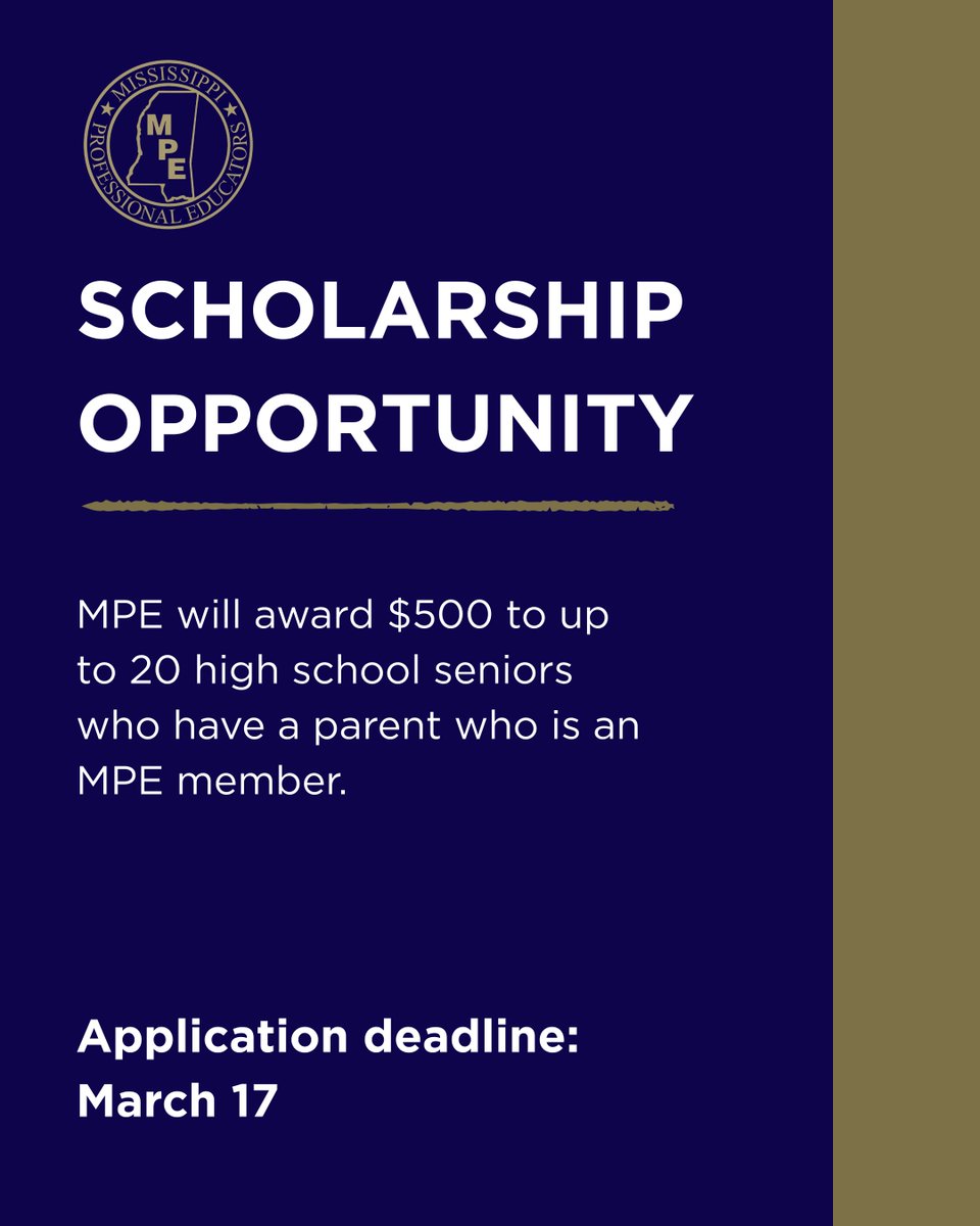 Mississippi Professional Educators tweet media