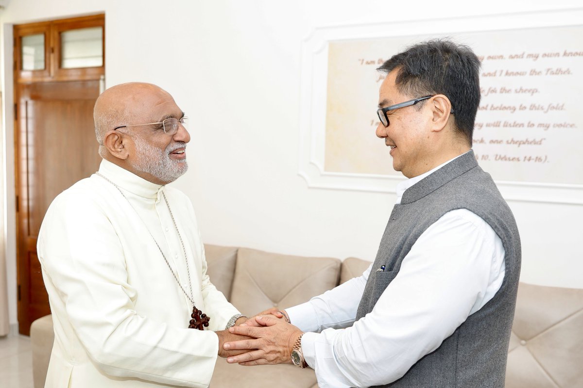 Glad to visit the Syro-Malabar Major Archiepiscopal Curia (Church Headquarters), Mount St. Thomas, Kakkanad, Ernakulam District, Kerala &amp; had the honour of meeting His Beatitude Most Rev. Major Archbishop Mar Raphael Thattil.

A warm &amp; meaningful interaction reflecting our shared