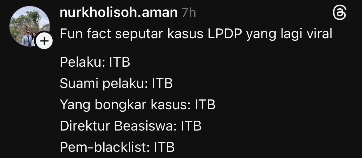 Seperti biasa
Alumni ITB membuat kegaduhan di sosmed
