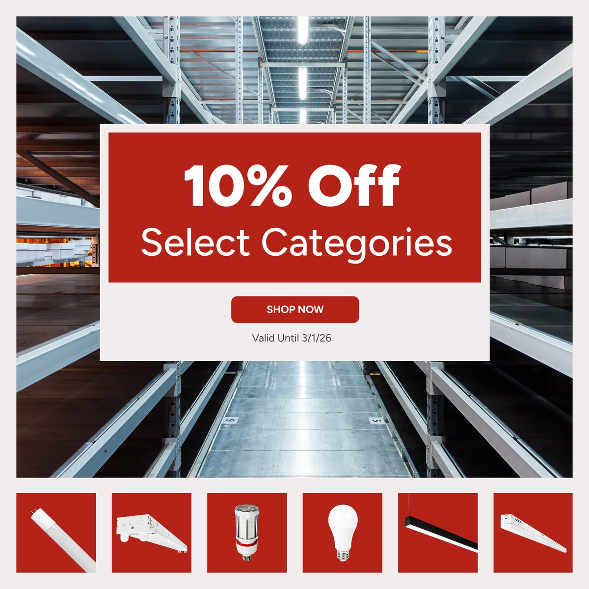 1000Bulbs's tweet image. Take an extra 10% OFF 4' &amp;amp; 8' LED tubes, LED ready fixtures, retrofit bulbs, LED A19s &amp;amp; LED strip &amp;amp; suspension fixtures! Use code 𝗙𝗘𝗕𝗧𝗨𝗕𝗘𝗦. Ends 3/1 midnight CST. Shop: bit.ly/4aiHkpq 

 #LEDFixtures #LEDLighting #LightingDesign