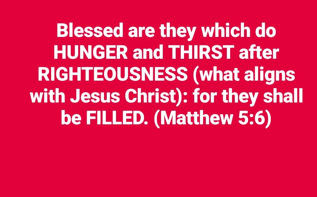 GodwillMod40238's tweet photo. #Blessed #Hunger #Thirst #Righteousness #JesusChrist #filled https://t.co/Nv8Dpcpd67