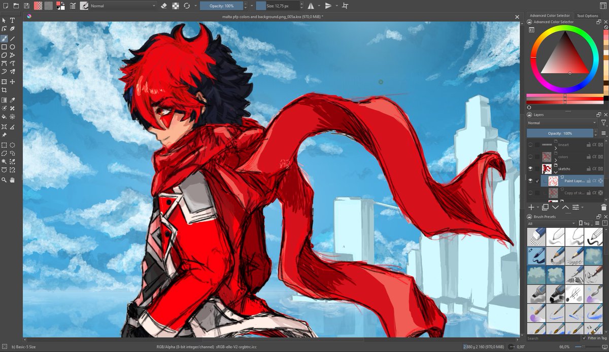 Volteiii com os trabalhos / comissions do pessoal :DD 
treinando cenário tmb!!

Oc: <a href="/MaltaRED4126/">Henrique Malta</a>