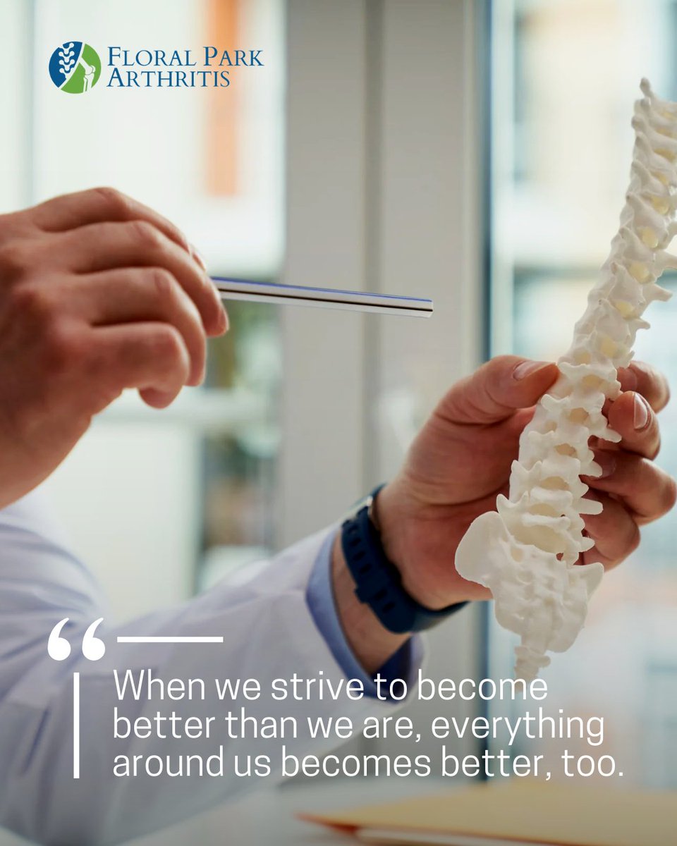ArthritisNY's tweet photo. "When we strive to become better than we are, everything around us becomes better, too." — Paulo Coelho.
.
.
#rheumatoidarthritis #autoimmunedisease #jointpain #arthritis #chronicpain #painrelief #rheumatologist #QueensNY #NY #FloralParkArthritis https://t.co/efUR57F2jX