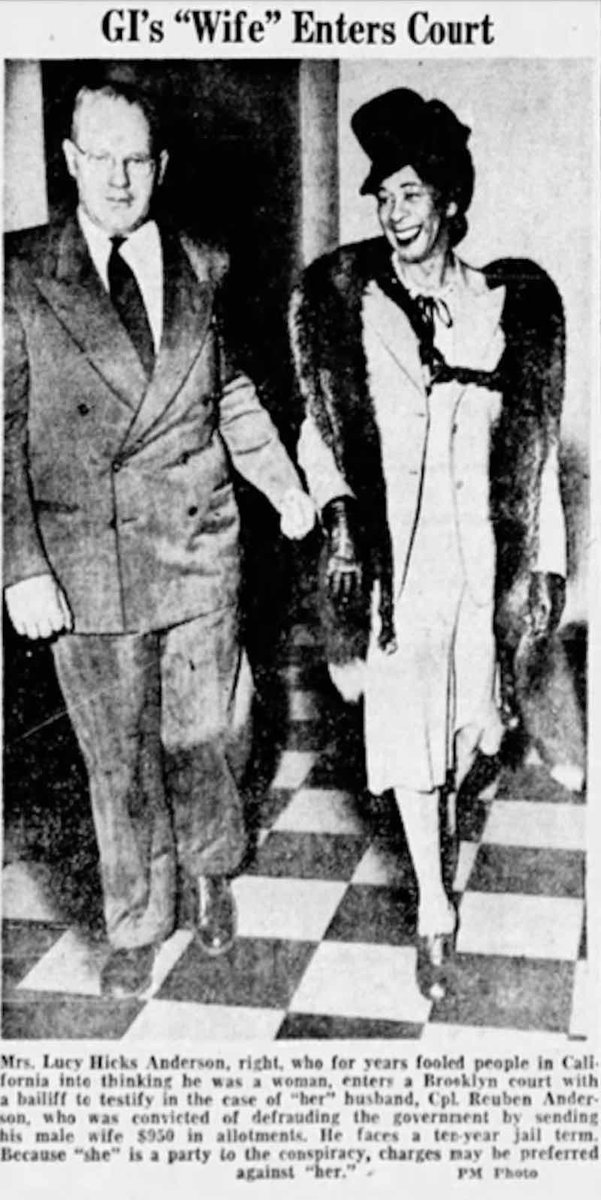 DubTrixxx's tweet photo. Lucy Hicks Anderson (January 9, 1886 - September 23, 1954) was a businesswoman and community figure in Oxnard, California, who lived openly as a woman in the early 20th century—decades before modern conversations about gender identity. #BlackHistoryMonth https://t.co/6nIAwFD9Yy
