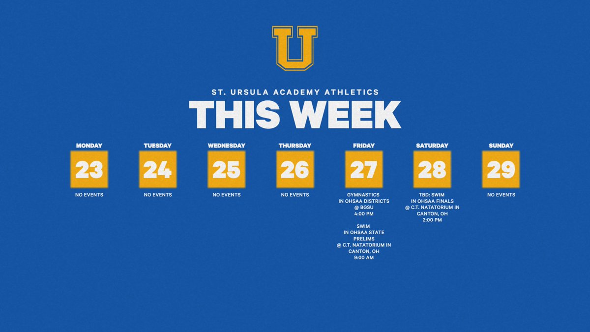 St. Ursula Athletics tweet media