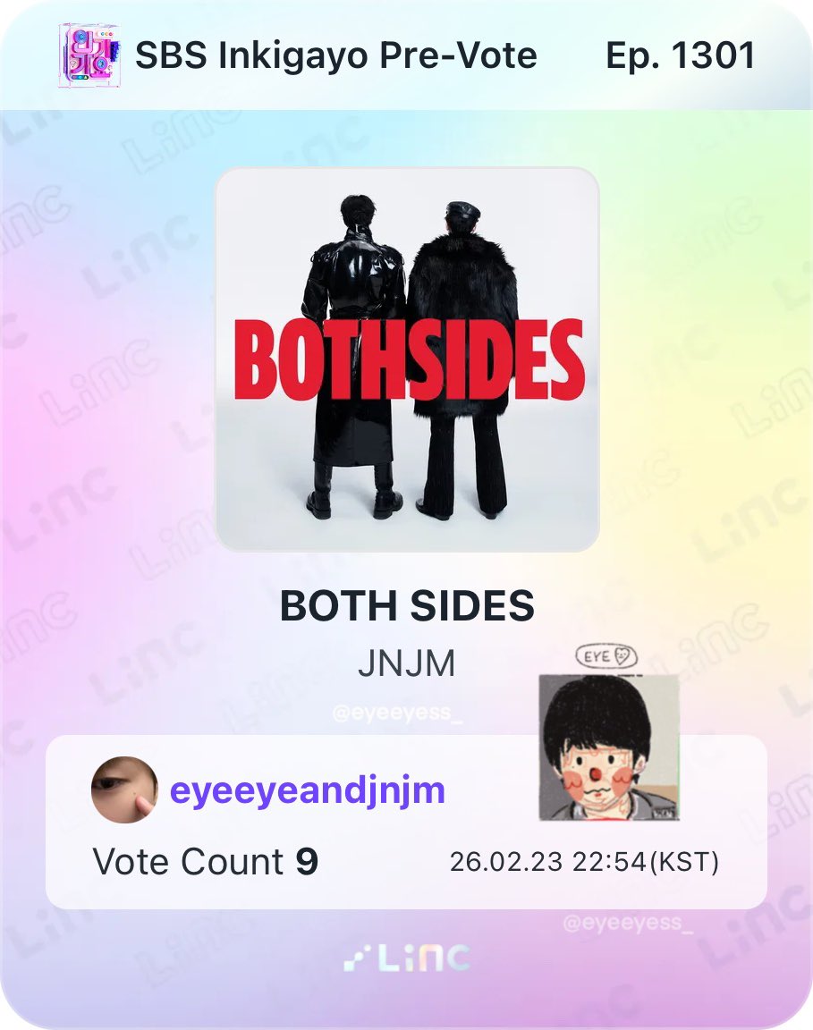 SBS Inkigayo เปิด Pre-vote แล้วค่าา 🗳️
ไปโหวตให้เด็กๆกันด้วยน๊าา 🙇🏻‍♀️🙇🏻‍♀️

#โหวตเพื่อเจโน่แจมิน