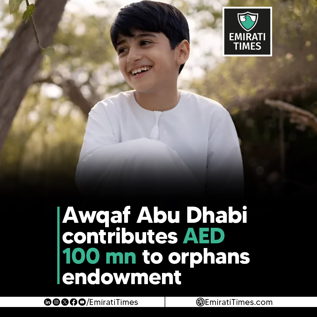 EmiratiTimes's tweet photo. The Awqaf Abu Dhabi has contributed AED100 million to the Mother of the Nation Endowment for Orphans initiative.
https://t.co/6cXOd8j3bo
#AwqafAbuDhabi #MotherOfTheNation #OrphansSupport #UAEHumanitarian #EmiratiTimes #UAECharity #SocialDevelopment #YearOfFamily @adawqaf https://t.co/t3novFKqL5