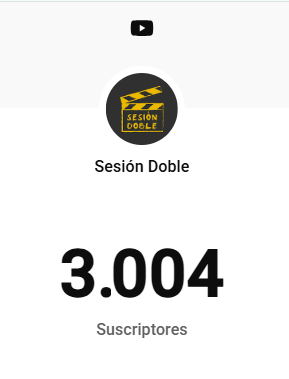 Sesion__doble's tweet photo. Ya somos 3000 en YOUTUBE! Si no estás suscrito y te gusta el cine, el humor, las novelas que dieron lugar a grandes y malas películas...pasa y ponte cómodo. https://t.co/7fIn4huqX1