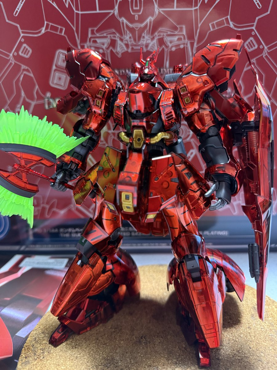 RGサザビー(メカニカルコアメッキ)完成✨!(´▽｀)