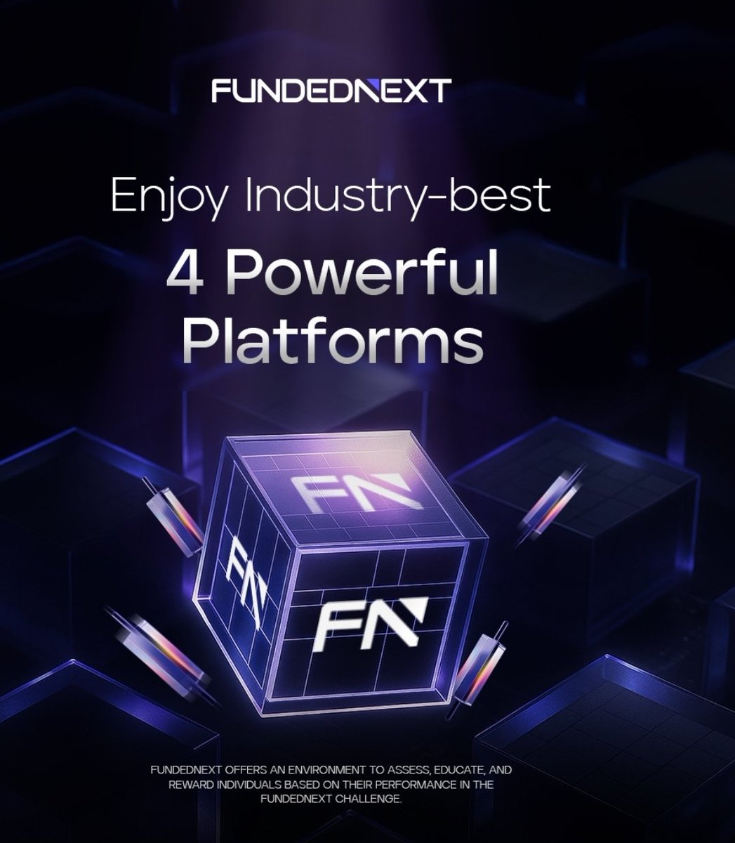 MT4, MT5, cTrader or MatchTrader…

What trading platform do YOU prefer? 👇
Drop your answer, let’s see which one is the people’s favorite 👀🔥

<a href="/FundedNext/">FundedNext</a> has them all covered:
• MT4 &amp; MT5 (under their own MetaQuotes license)
• cTrader
• MatchTrader

Use code FTRADER to get: